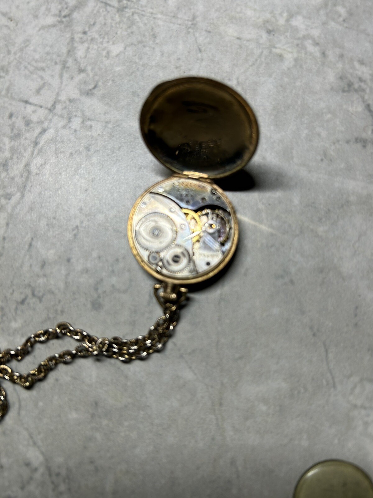 Vintage Elgin Necklace Watch Serial # 23731589 Unknown If Working