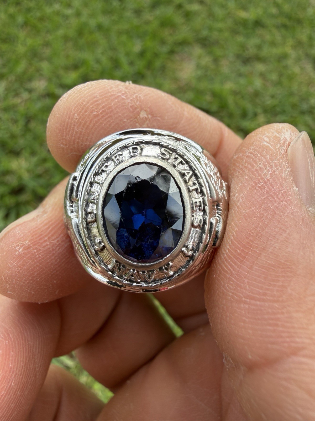 Vintage United States Navy Military Class Ring