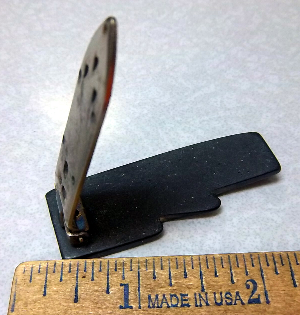 Vintage 1920 Bakelite Dress Clip, new unused! amazing find! 2.25 in, beautiful!