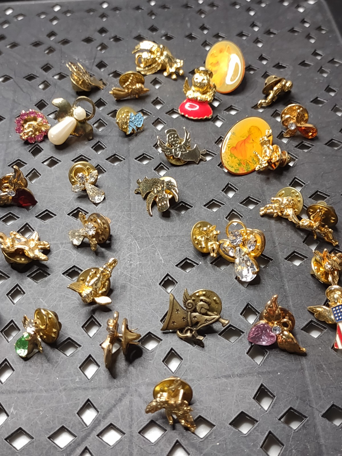 Lot Of Angel / Cherub Themed Pins Angel Pin Lot FTPAG