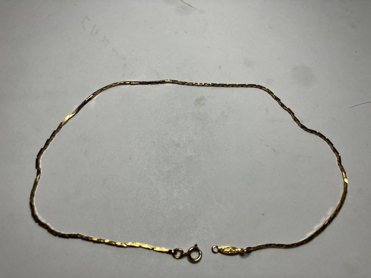Napier Gold‑Tone Chain Necklace 15.5″ Vintage Signed Tag-Excellent Condition