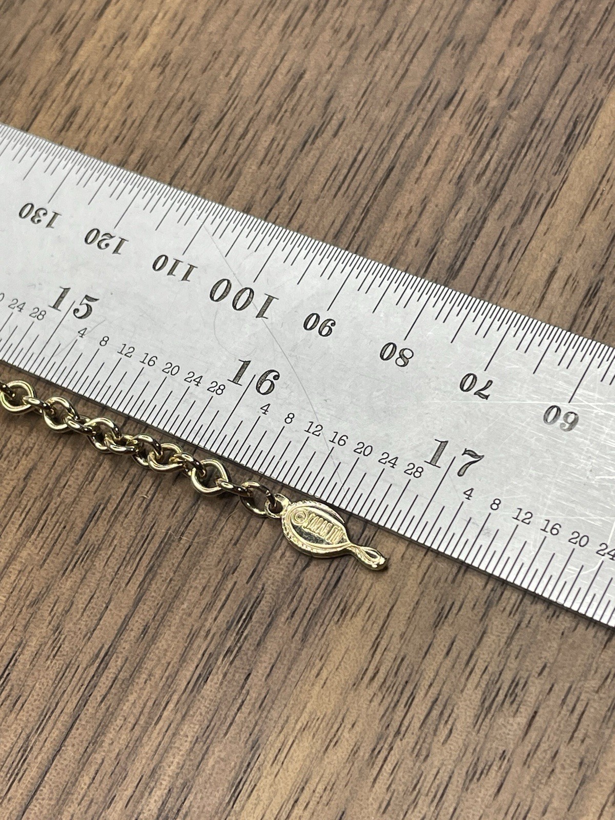 SARAH COVENTRY vintage gold Tone chain choker necklace