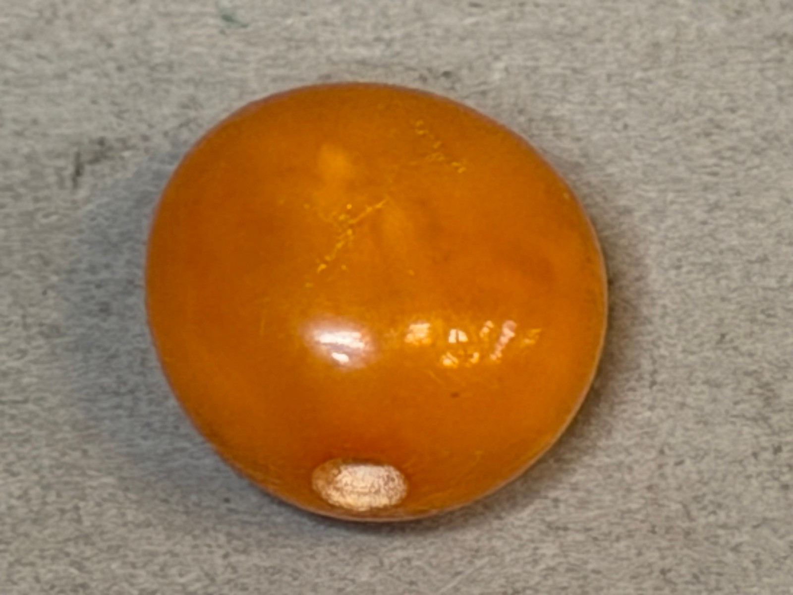 NATURAL OLD ANTIQUE YELLOW BUTTERSCOTCH BALTIC AMBER BEAD HONEY
