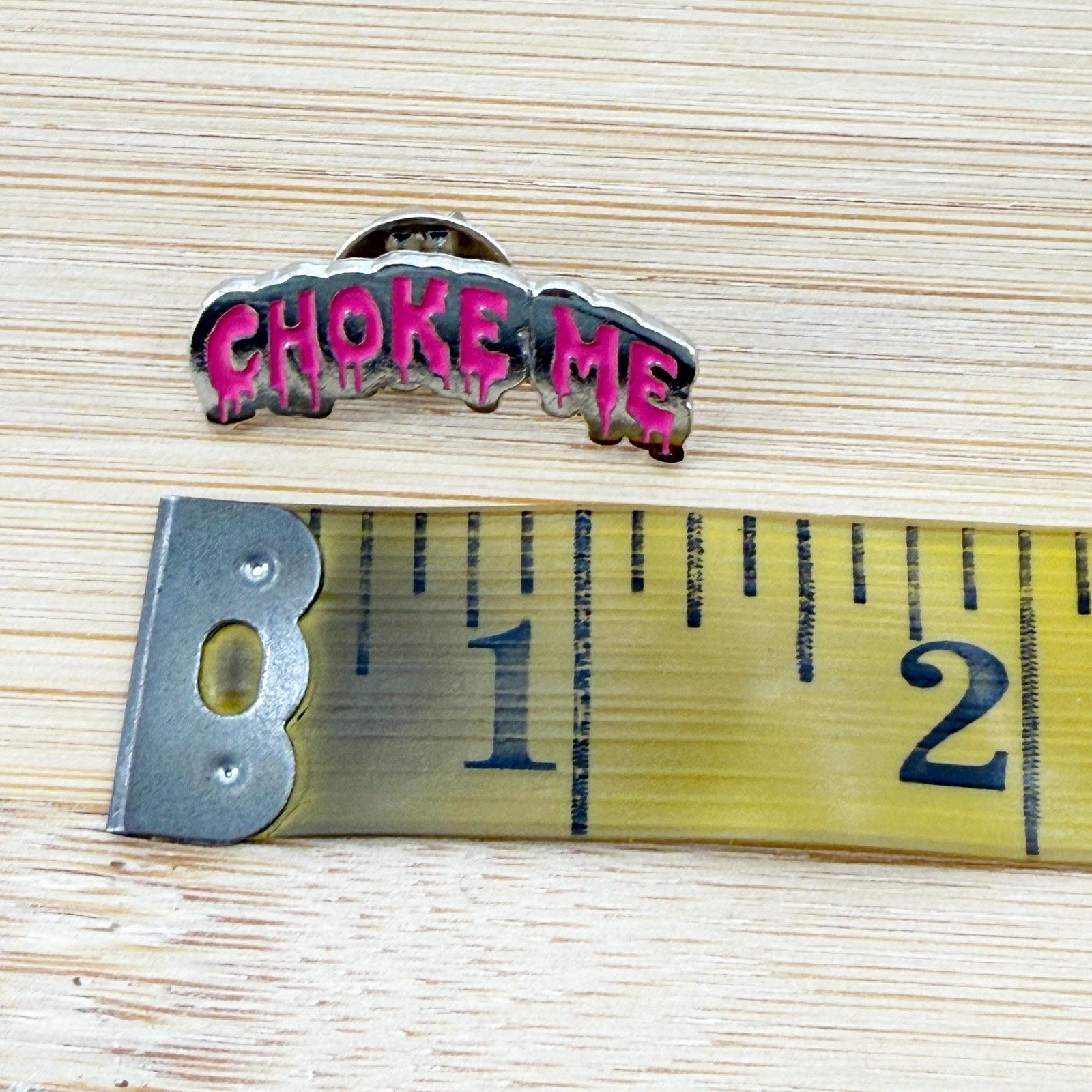 Choke Me Silver Pin, Dark Romance Reader, Funny Pin, Gift For Her