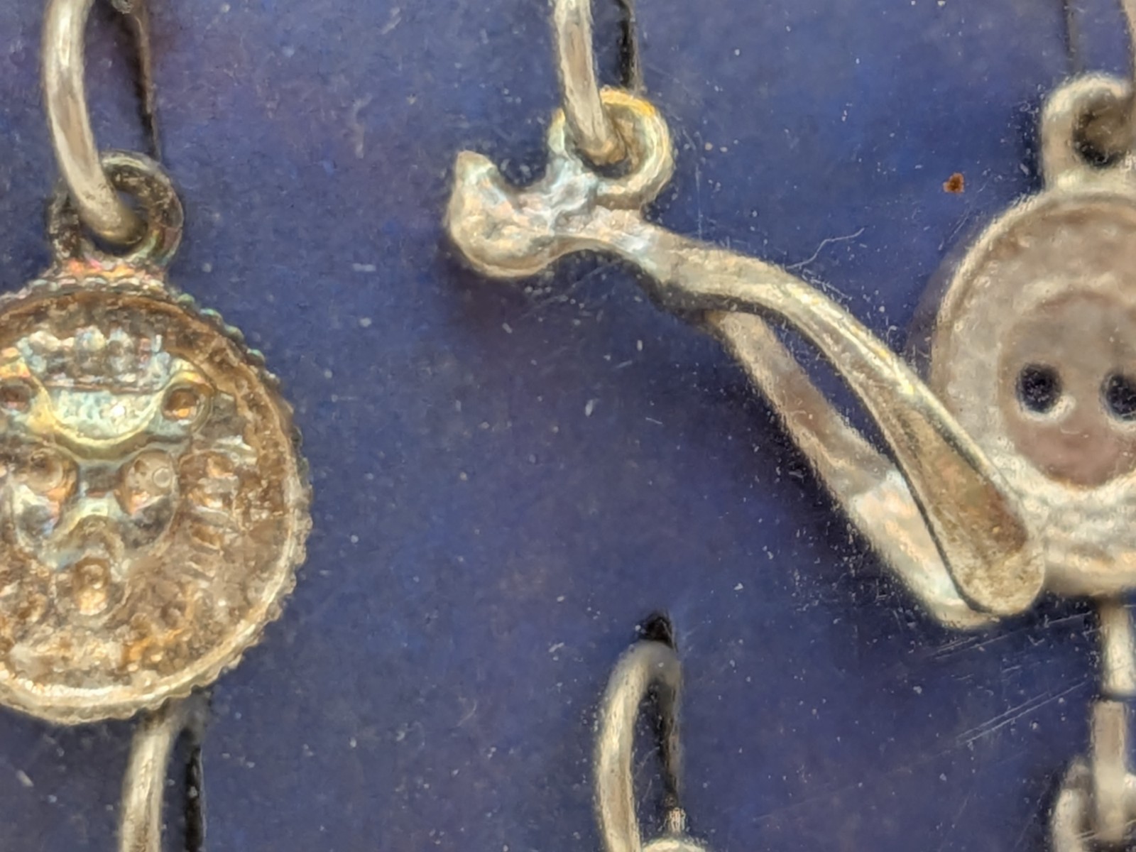 Vintage Traditional Pudding Charms, Solid Sterling Silver, Made in England