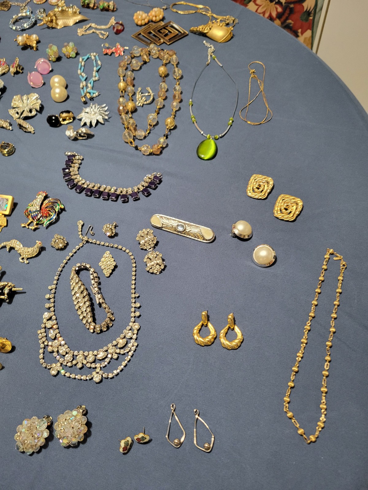 Vintage Costume Jewelry-6 lbs.-Weiss,Kramer,Monet,Coro,Trifari,Sterling,GF ETC.