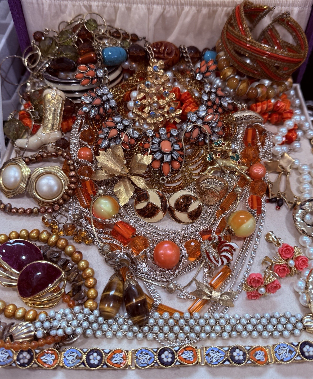 Vintage Estate Costume Jewelry Lot! MONET, NAPIER and more!