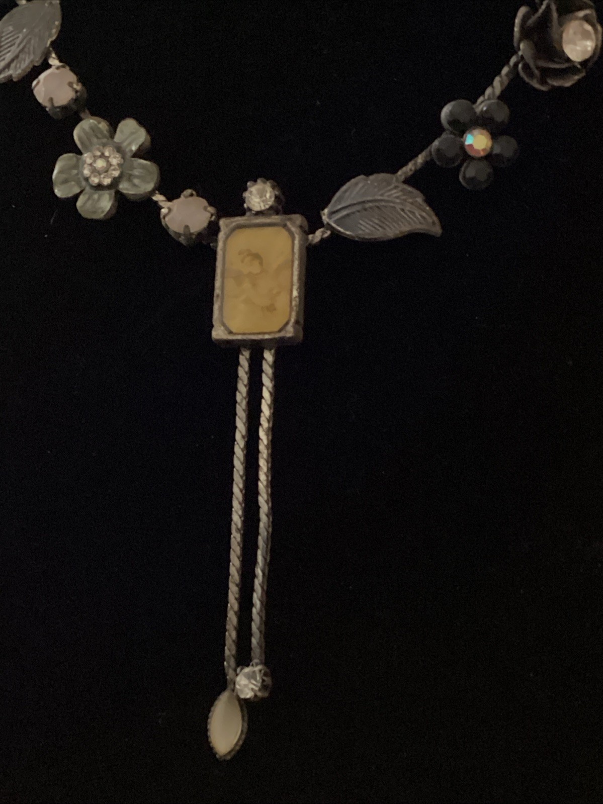 Vintage Lariat, Inspired Y Necklace, Pilgrim, Danish Design