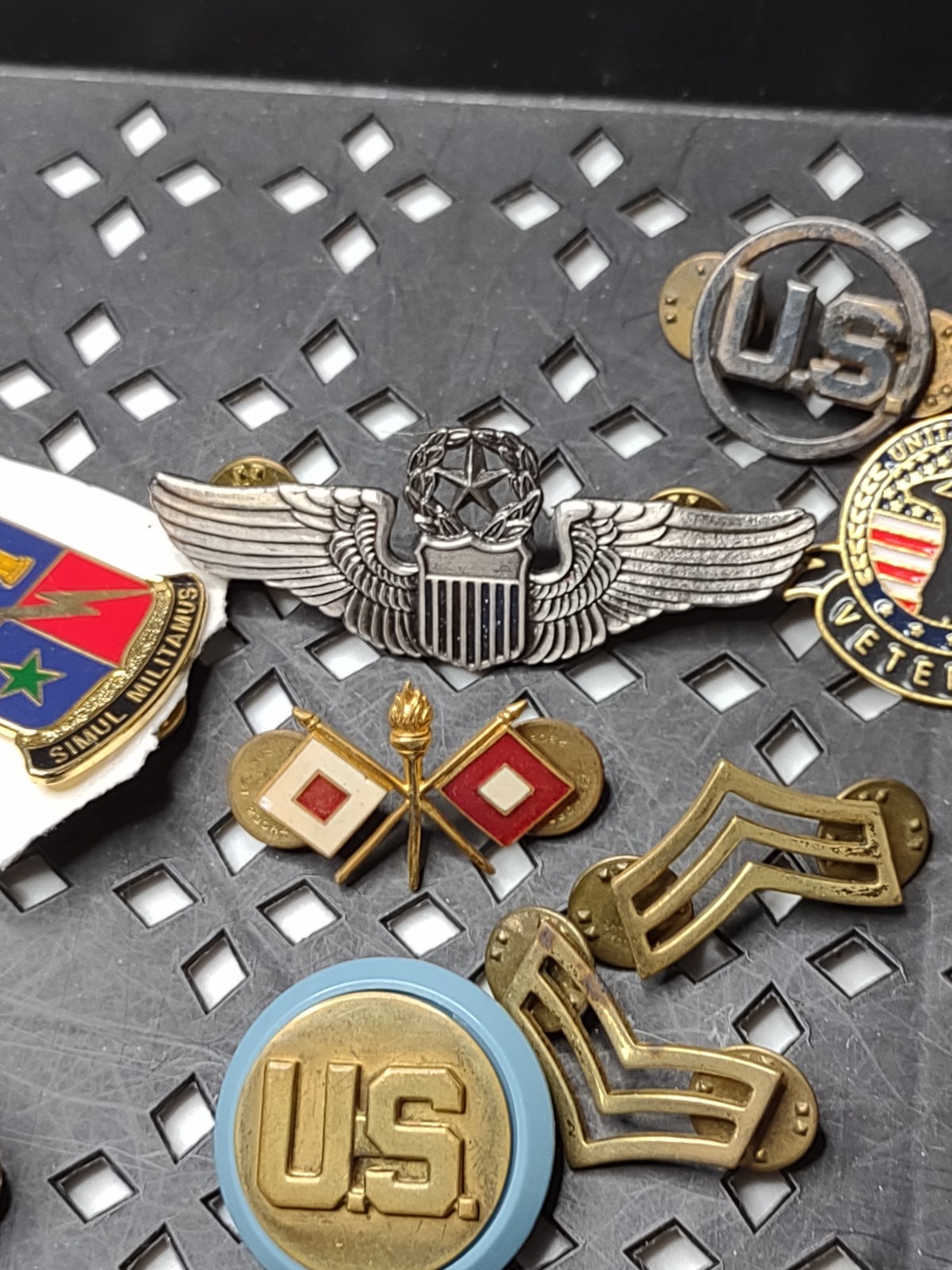 Lot Of Military Themed Pins Military Pin Lot DSTAC