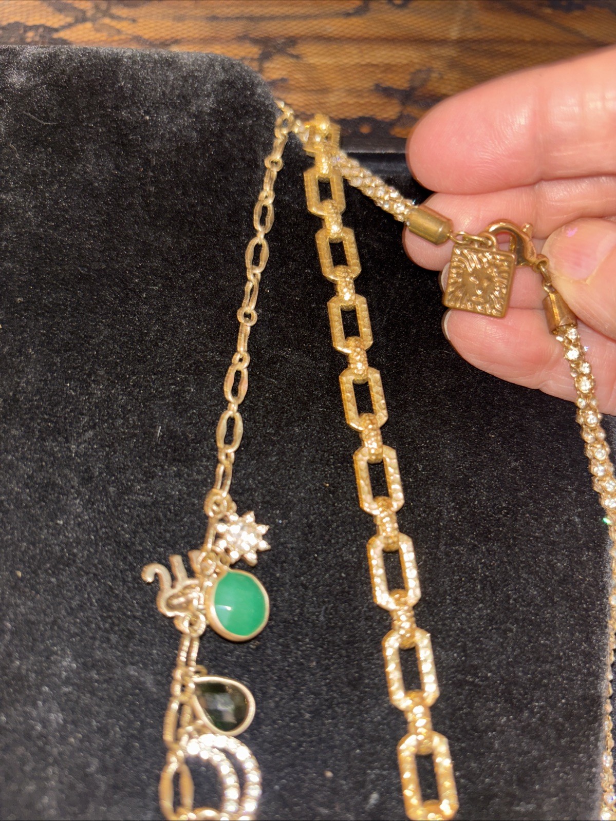 Vintage Chain Necklace & Charm Lot