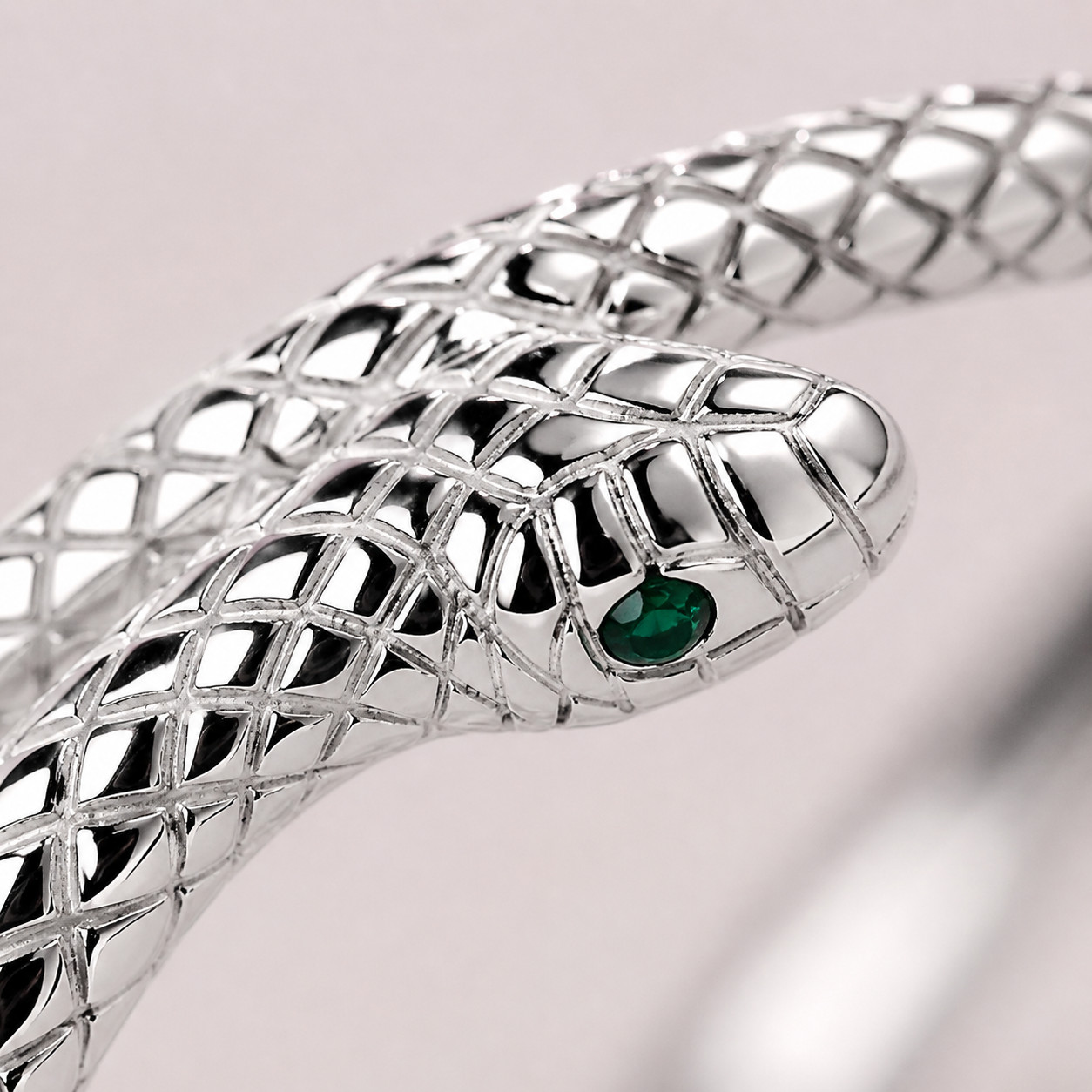 Handmade SNAKE Bracelet 925 Sterling Silver Vintage Bangle