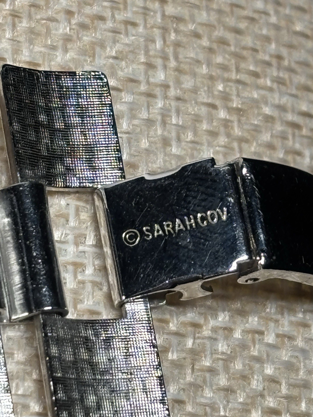 Sarah Coventry Bracelet Four Seasons Multi Row Chain Link Bracelet