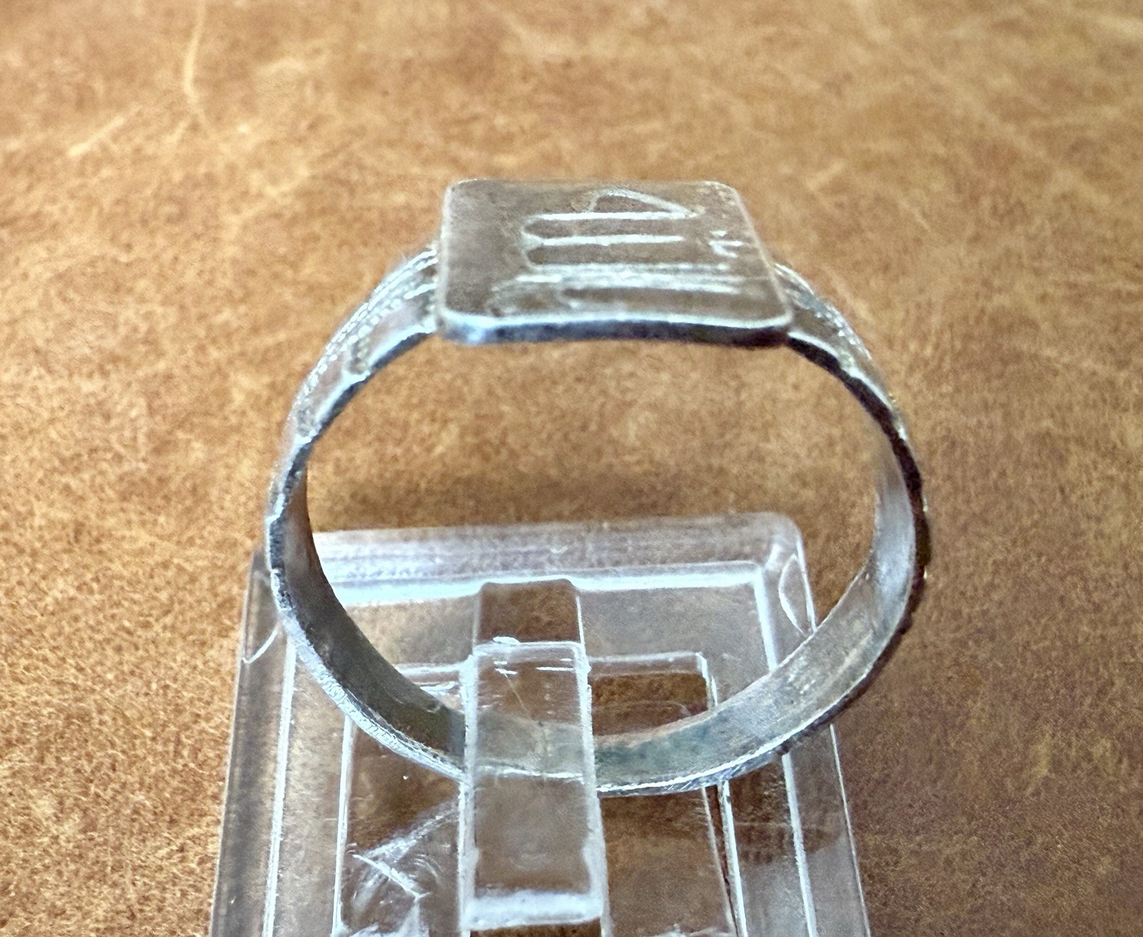 Beautiful Vintage Monogram The Word God اللهً In Arabic Signet Ring Size 7.75