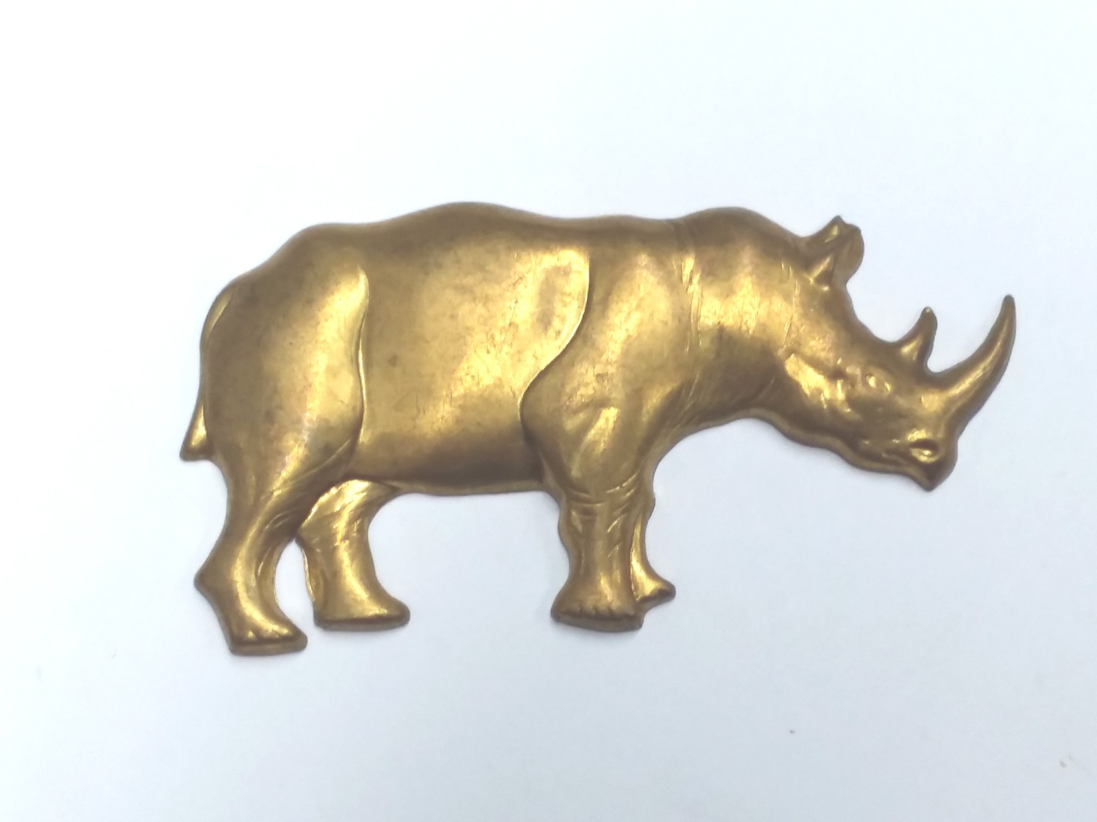 BRASS METAL STAMPINGS OF ANIMALS AND OTHERS/ 14 TOTAL