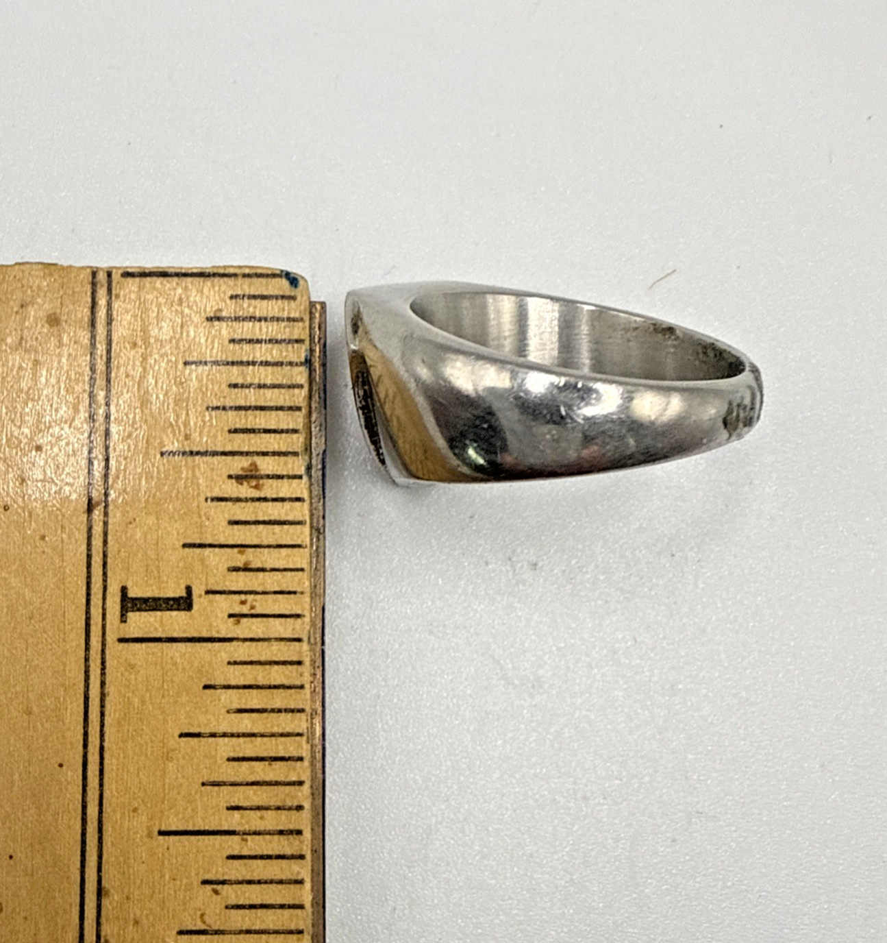 Vintage Mens Superman Ring 10.5 DC Comics Red Enamel stainless steel
