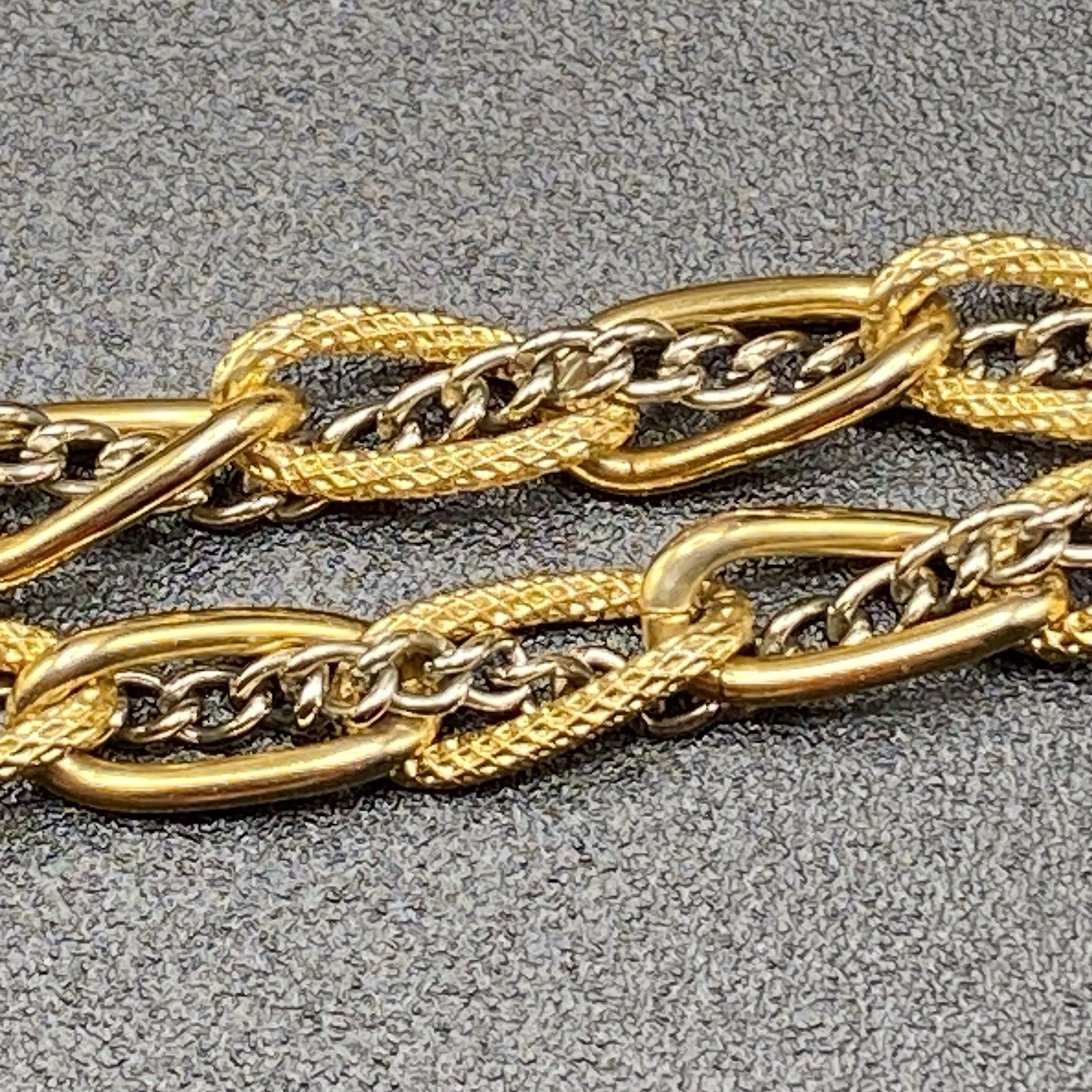 Vintage Givenchy Gold Chain Necklace 31” Multi Strand Statement Opera Logo Clasp