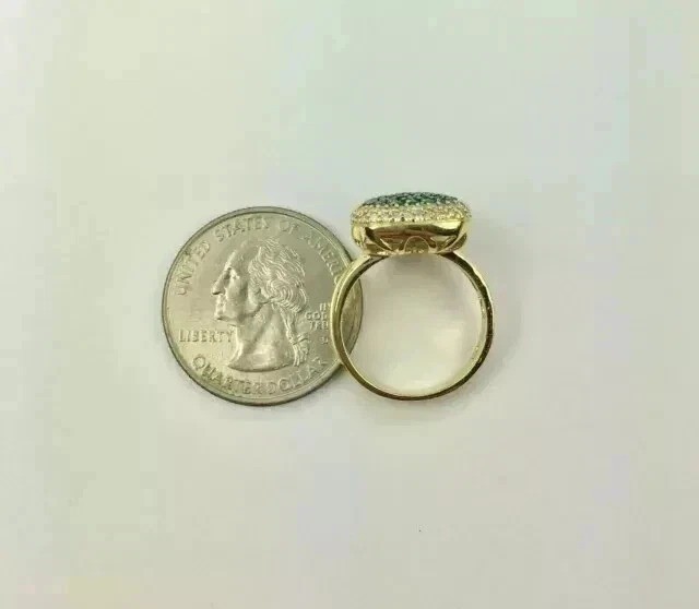 2.75Ct VVS1 Round Cut Lab Created Emerald Anniversary Wedding 14K Gold FN Ring