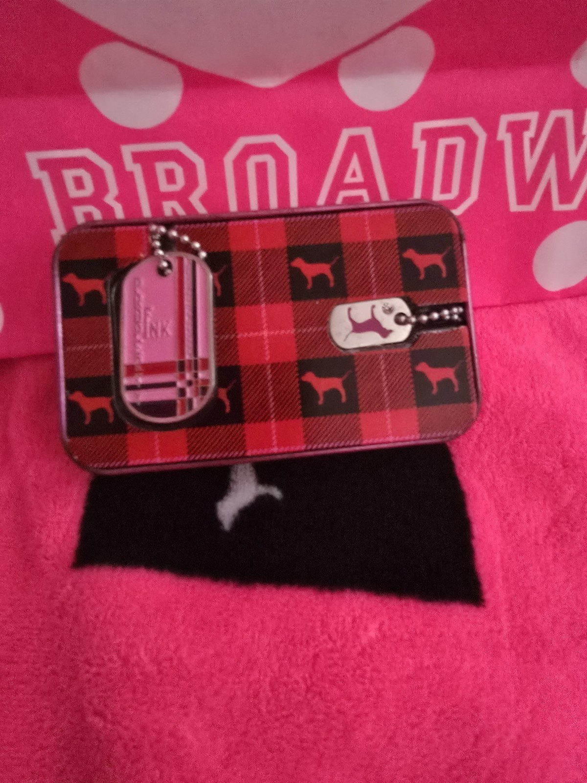 PINK Dog Tags