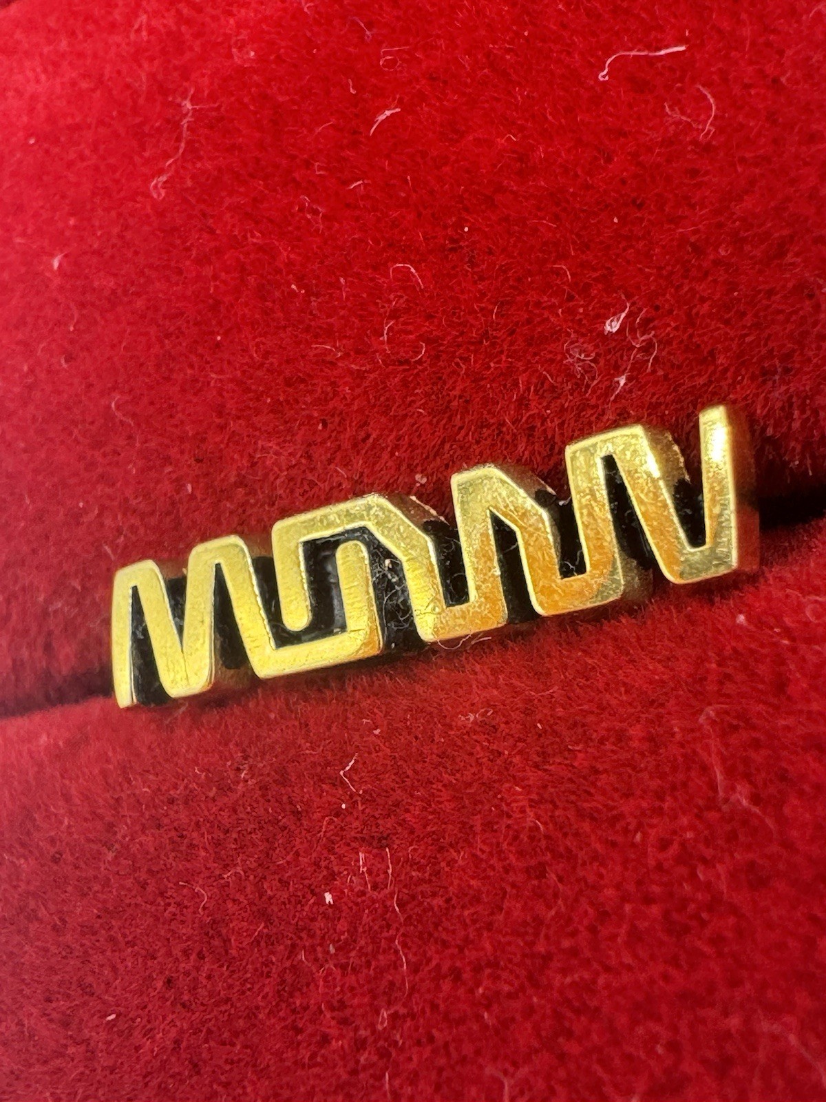 Unknown Vintage 14k Gold Lapel Pin 📌 Stamped Interesting 0.94gr Marked
