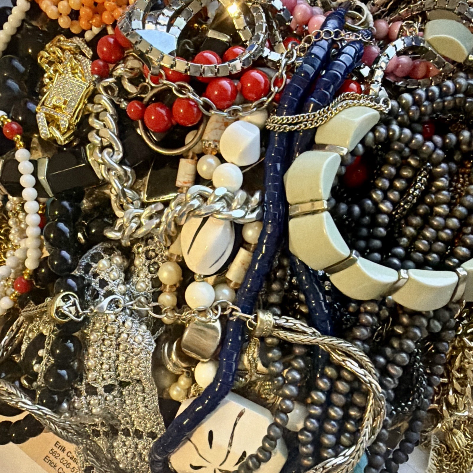 1 – 2 LB Mixed Jewelry LOT Modern and Vintage ALL WEARABLE Bulk LOT