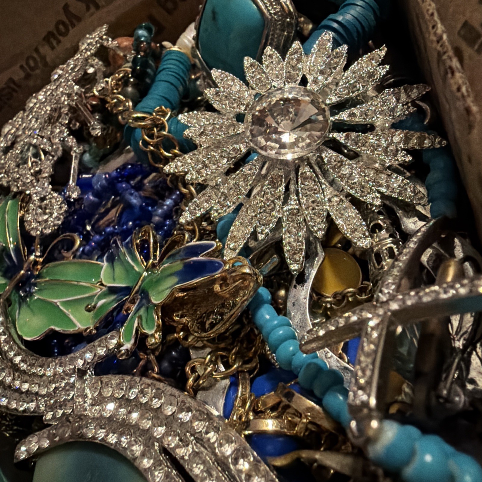 Vintage to Now Jewelry Lot, All Wearable Untested. No Broken. Box A6