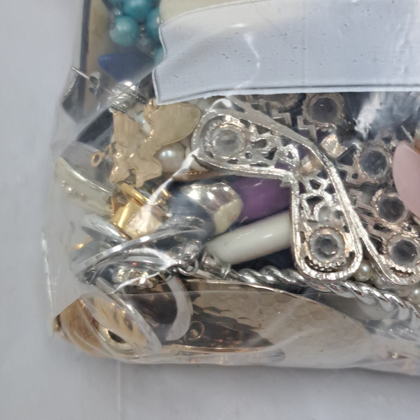 Bag Old Unsearched Jewelry Lot Vintage Estate Find Junk Drawer
