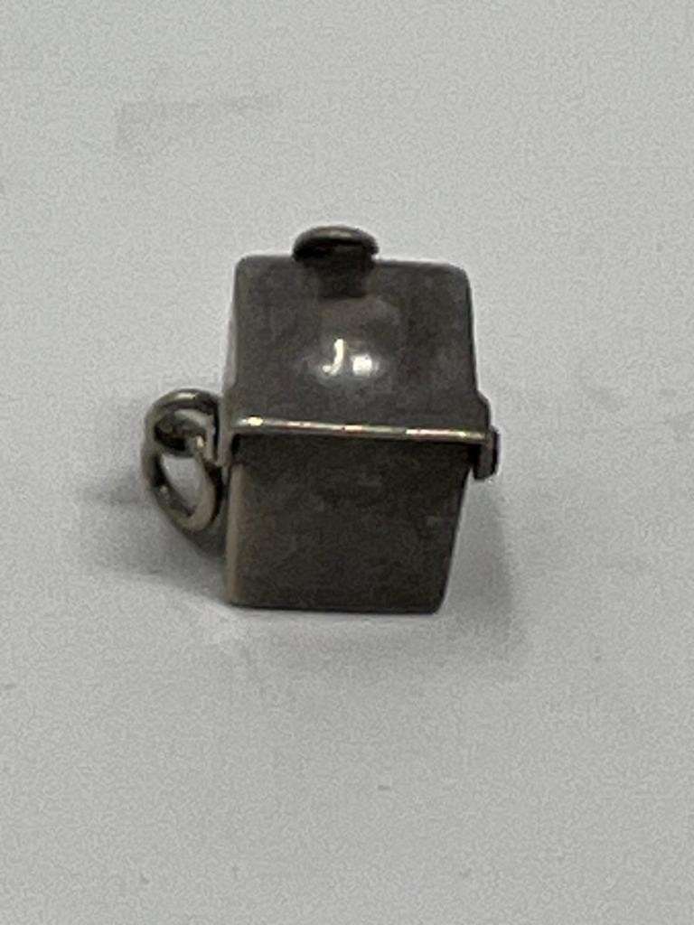 Vintage Sterling Silver Mechanical Pop Up Perfume Bottle Charm Working 1.9g