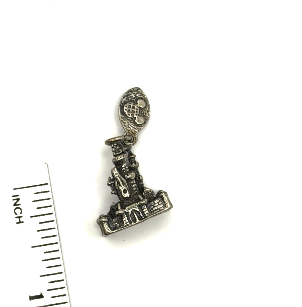 Vintage Disney Sterling Silver Cinderella’s Castle Charm 8.2 Grams