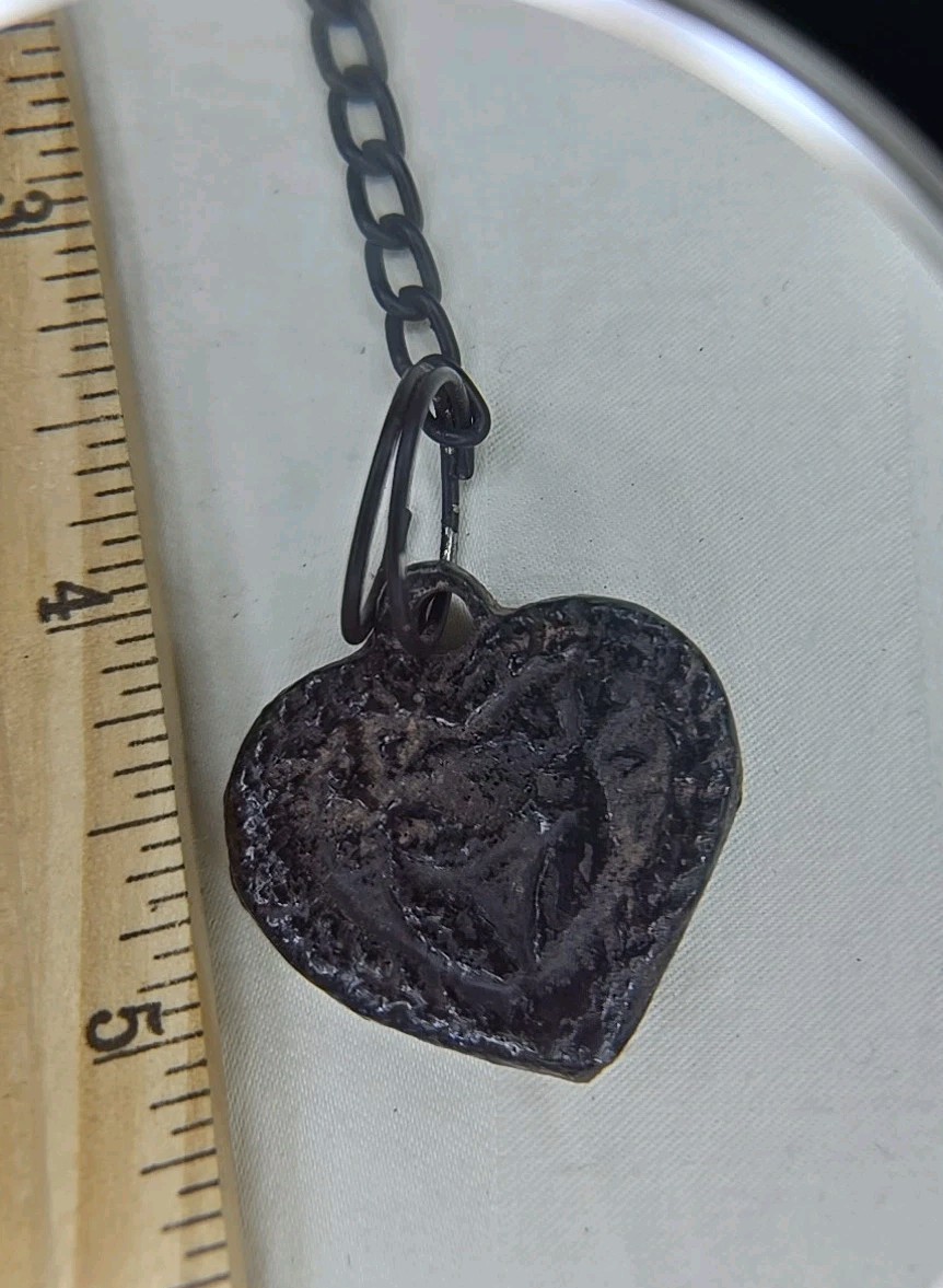 Vintage Brooches Lot And One Vintage Cast Iron Heart Clip