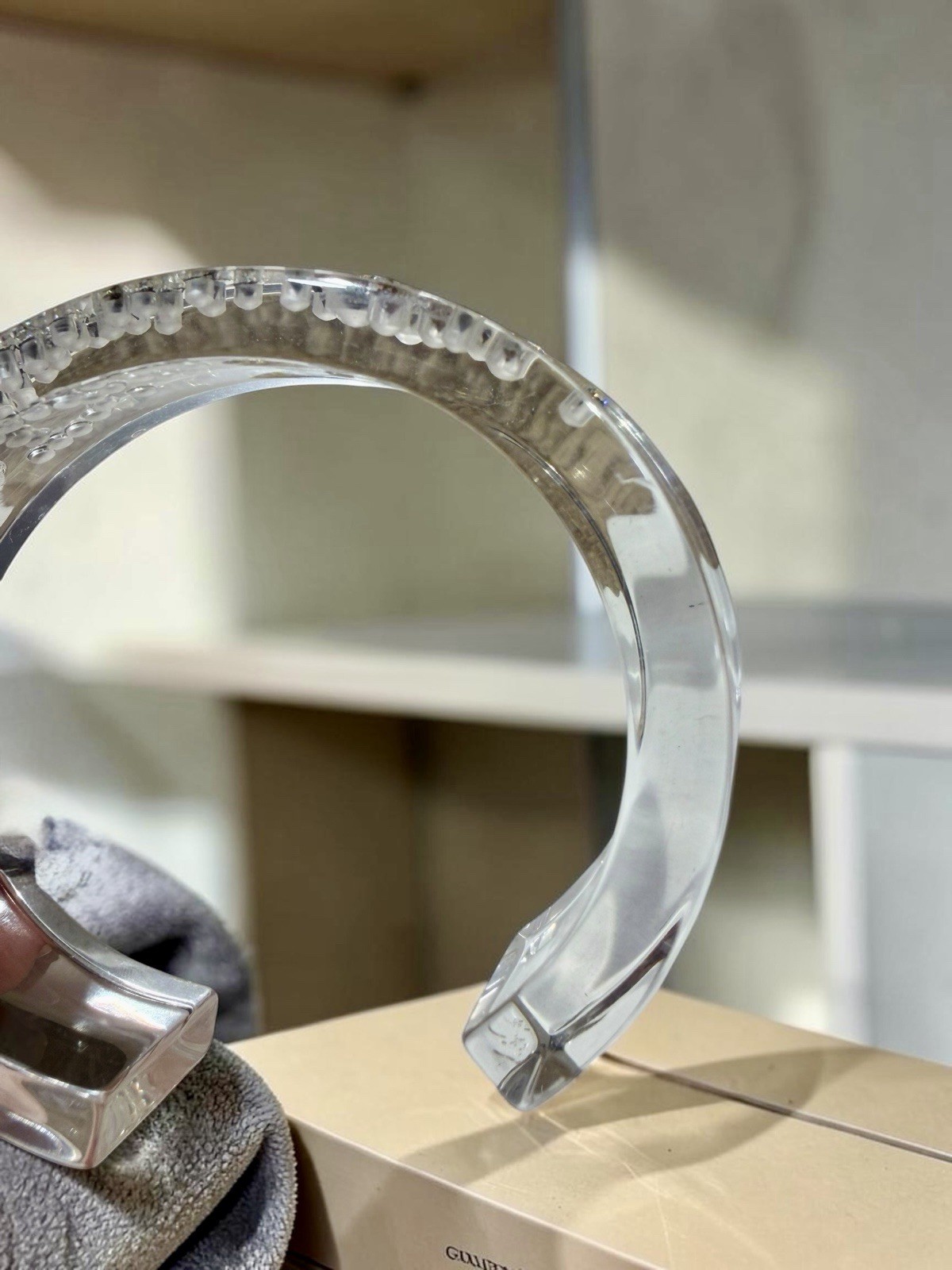 Christian Dior Rhinestone Bangle