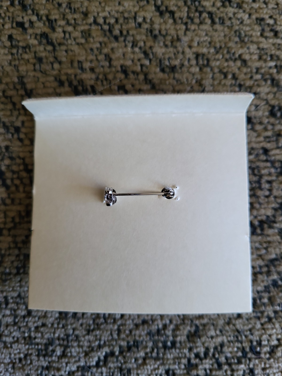Alaska Black Diamond Genuine Hematite Butterfly Pin