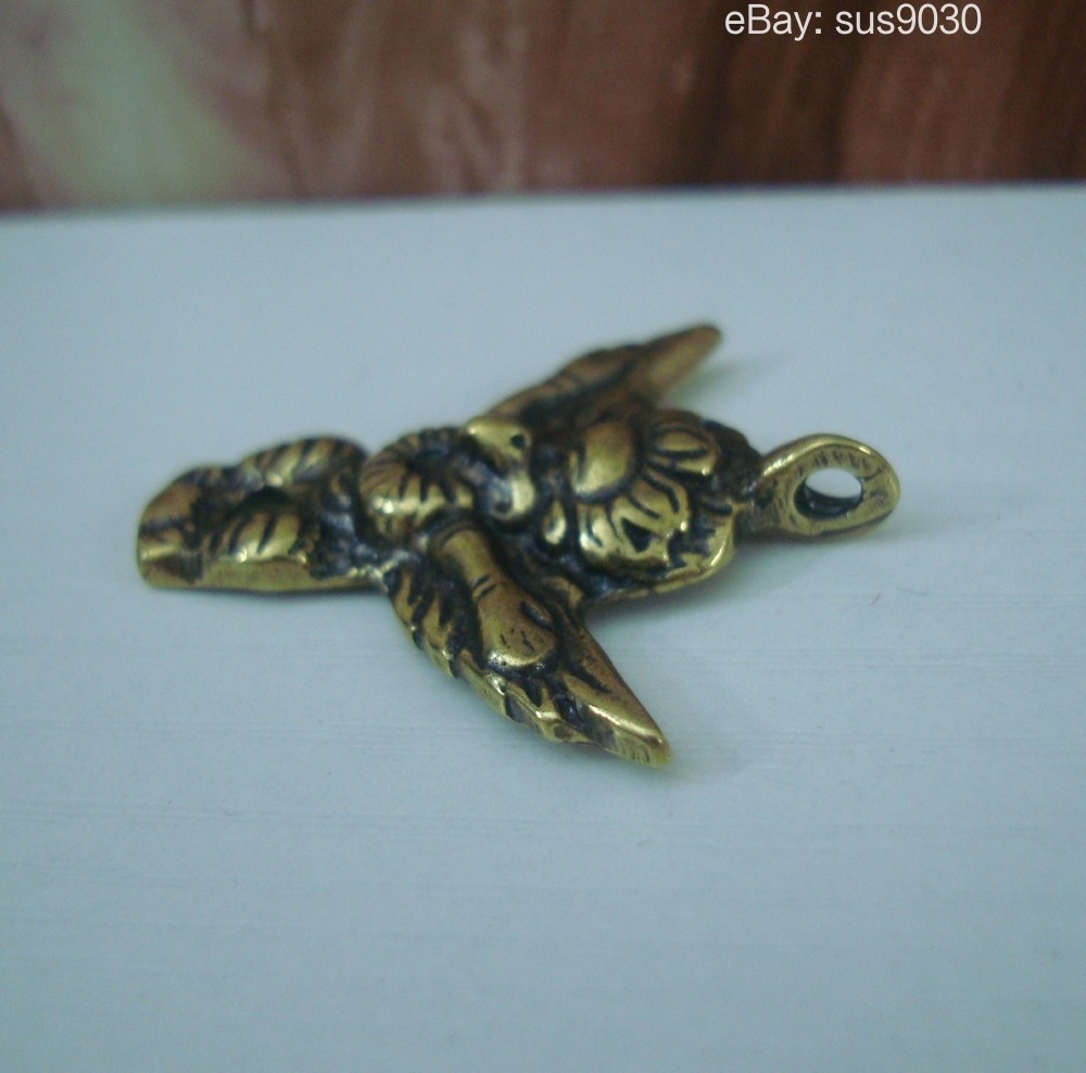 Solid Brass Roc Ancient Bird Figurine Pendant Statue