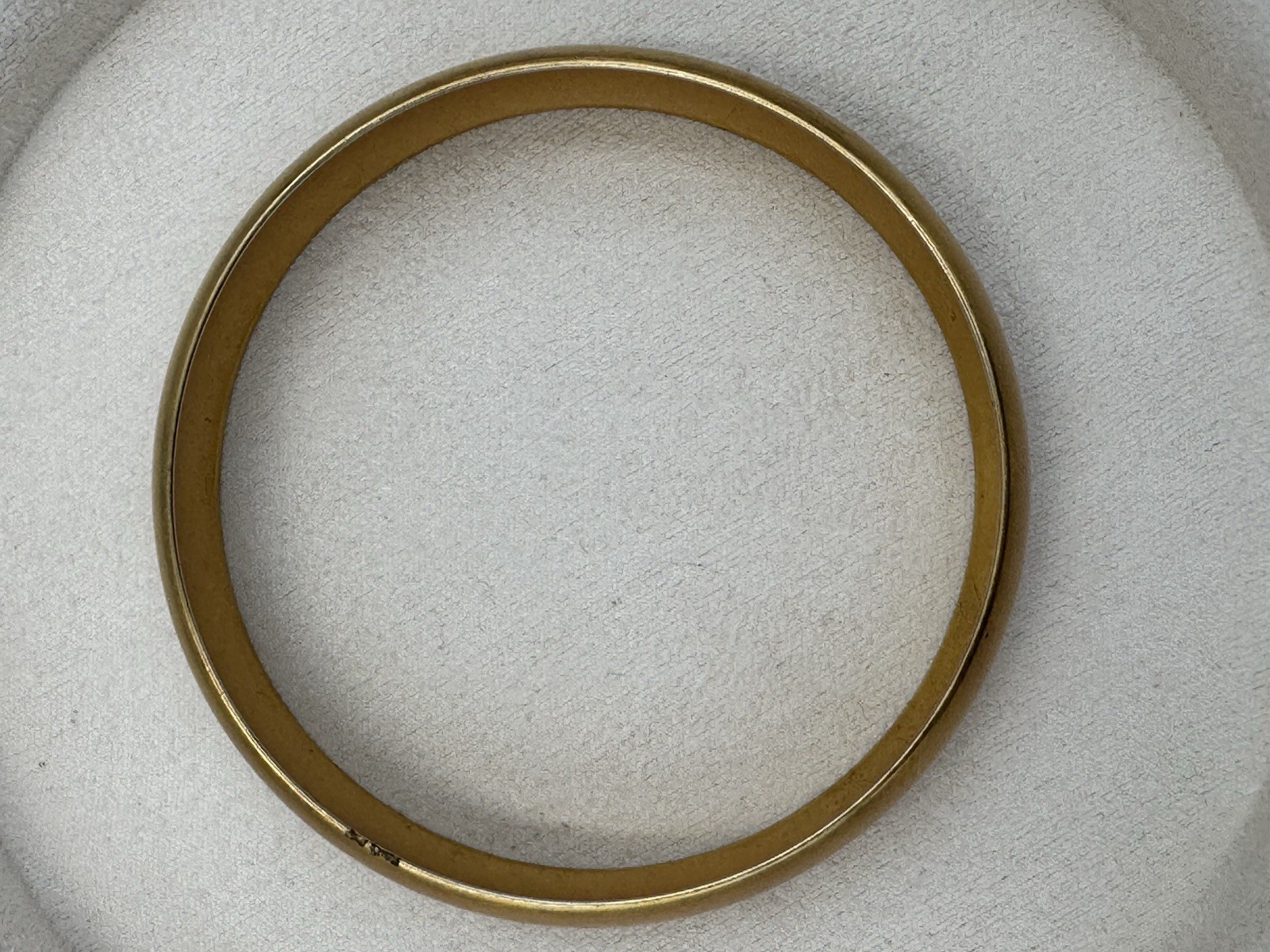 Vintage Gold Tone Bangle Set Nugget Twist Rope & Wide Satin Cuff