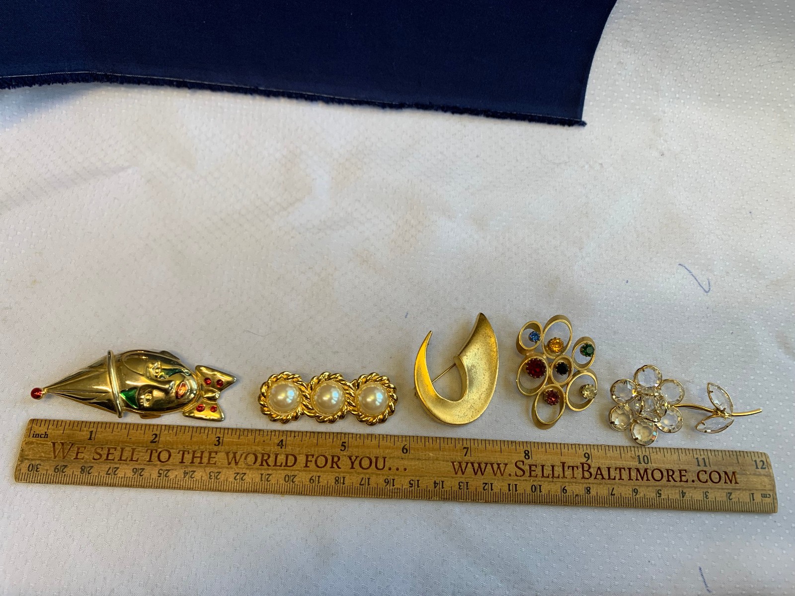 Vtg Brooch Lot Jeff Lieb Premier Designs Gerrys Jonette Jewelry Scatter Pins