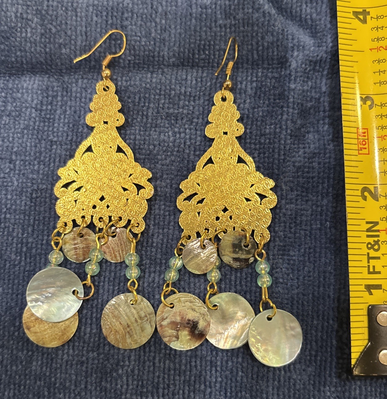 Vintage Bohemian Style Dangling Pierced Earrings