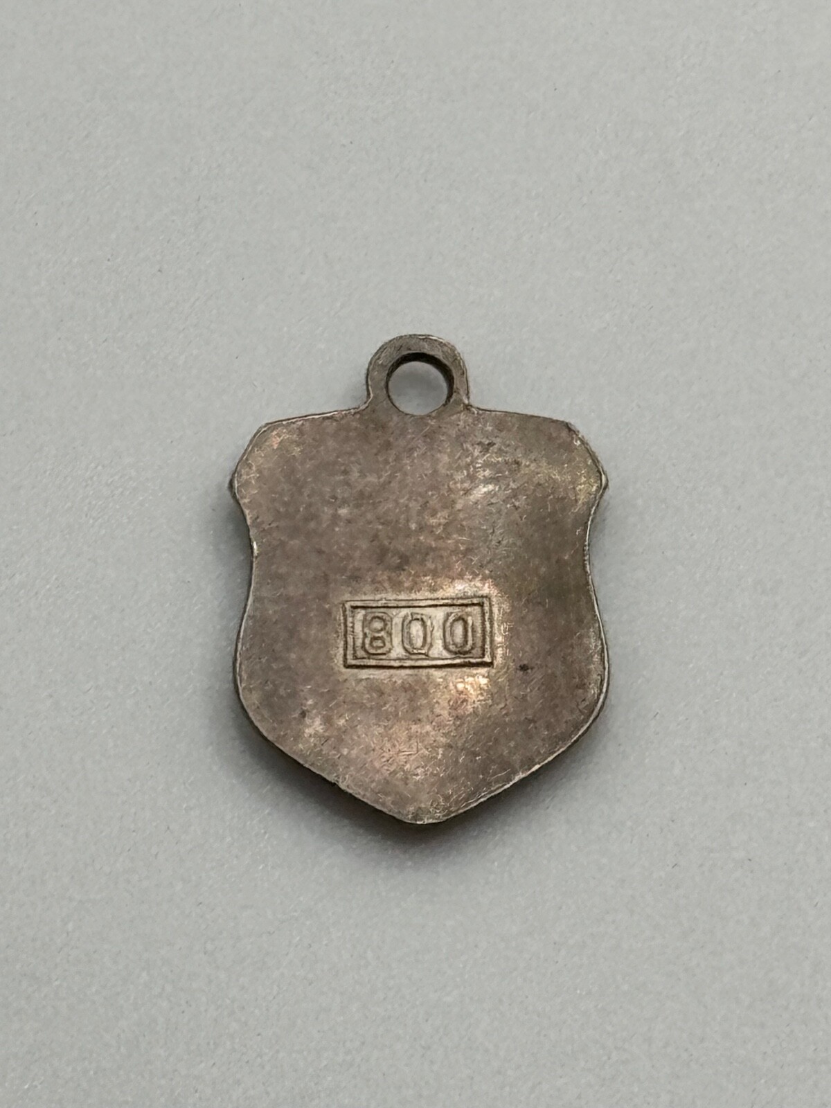 Vintage Bad Durkheim Enamel 800 Silver Germany Shield Travel Souvenir Charm