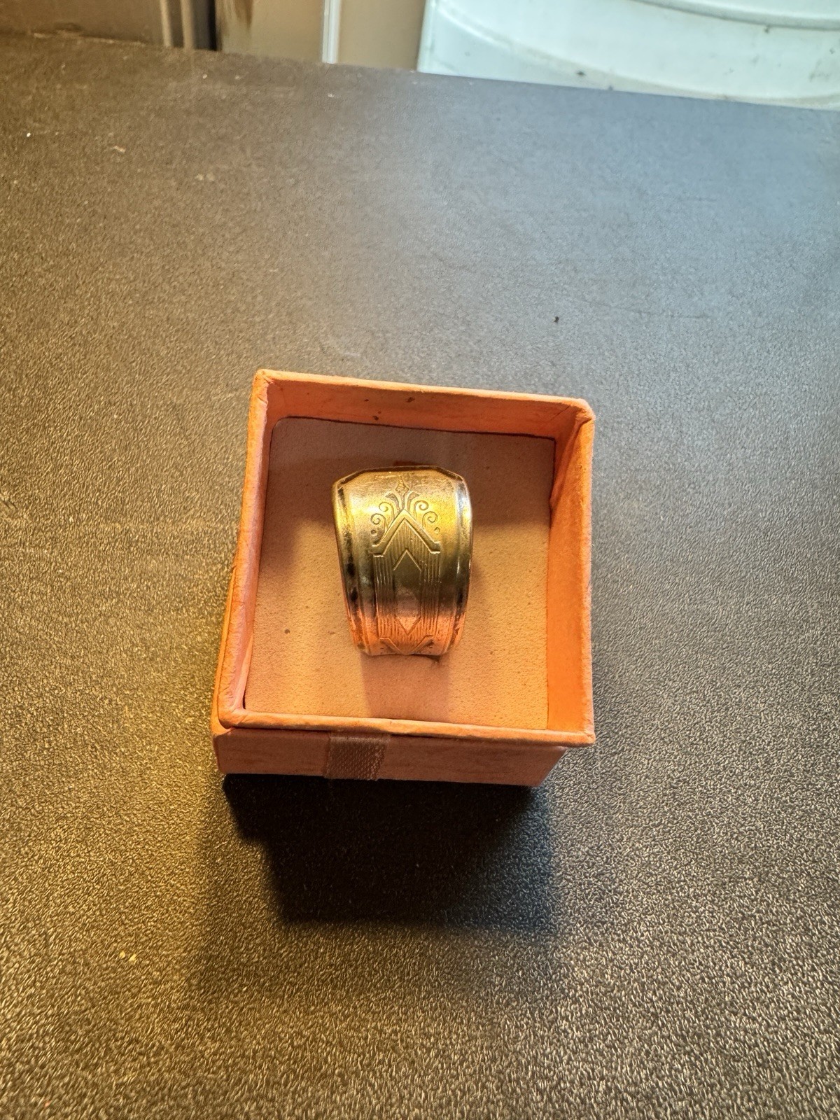 Vintage Open Spoon Ring Size 7.5 Beautiful Craftsmanship Great For Any Occasion