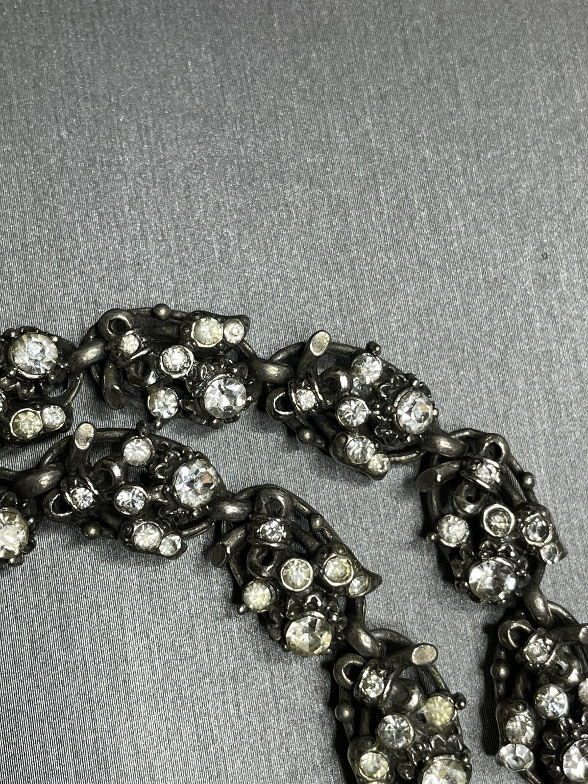 Hollycraft 1953 HTF Parure Suite White Rhinestone “none Missing” a RARE Beauty