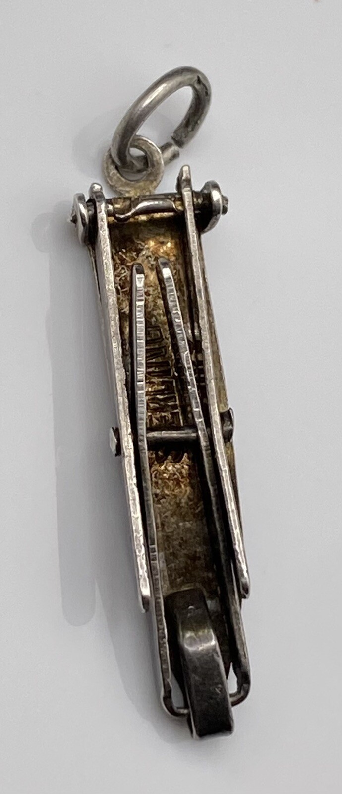 Vintage 40’s Mexico Sterling Silver Folding IRONING BOARD Movable Charm