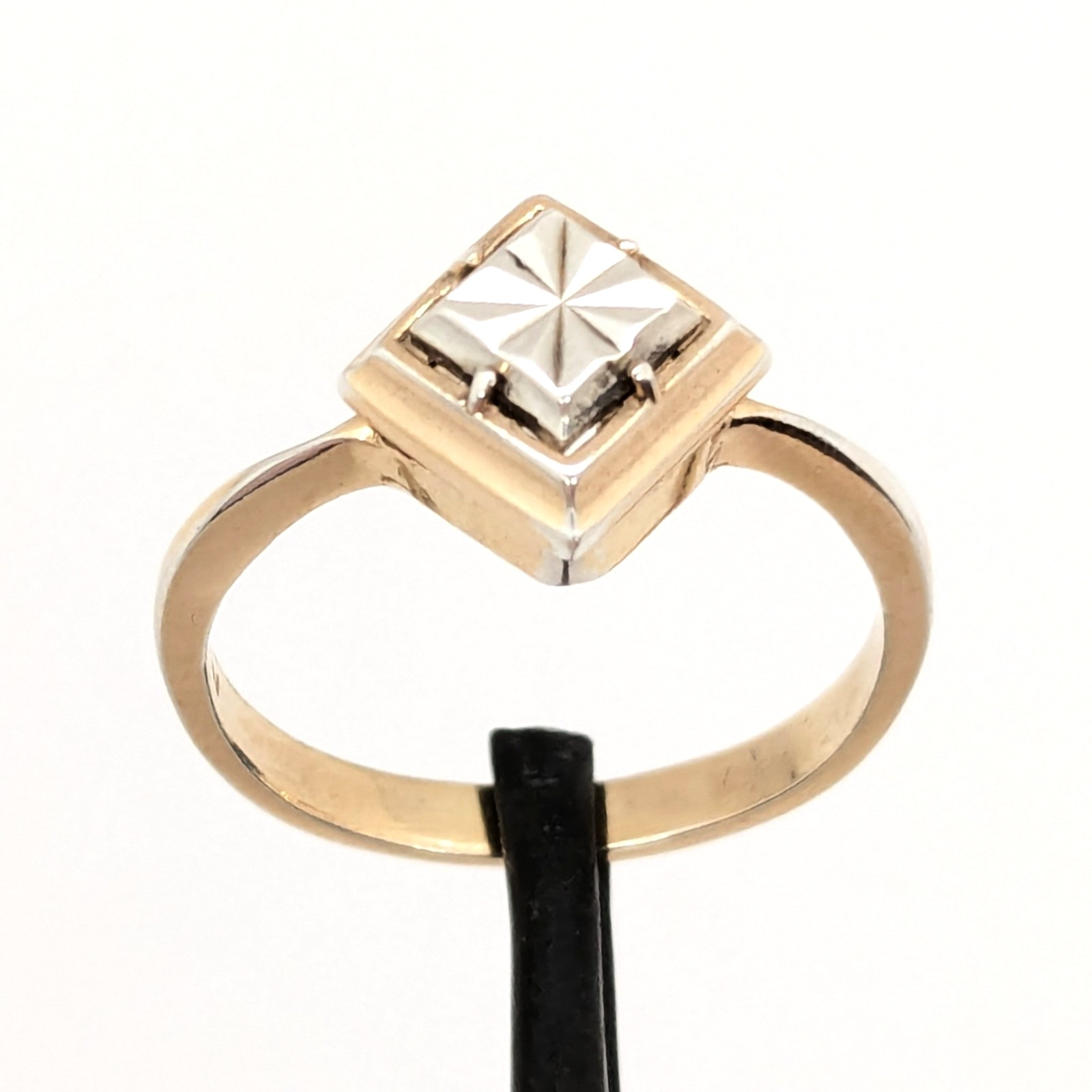 Vintage Elegant RING Silver 925 with bright pattern -size: 7US (17.5mm)| UA #132