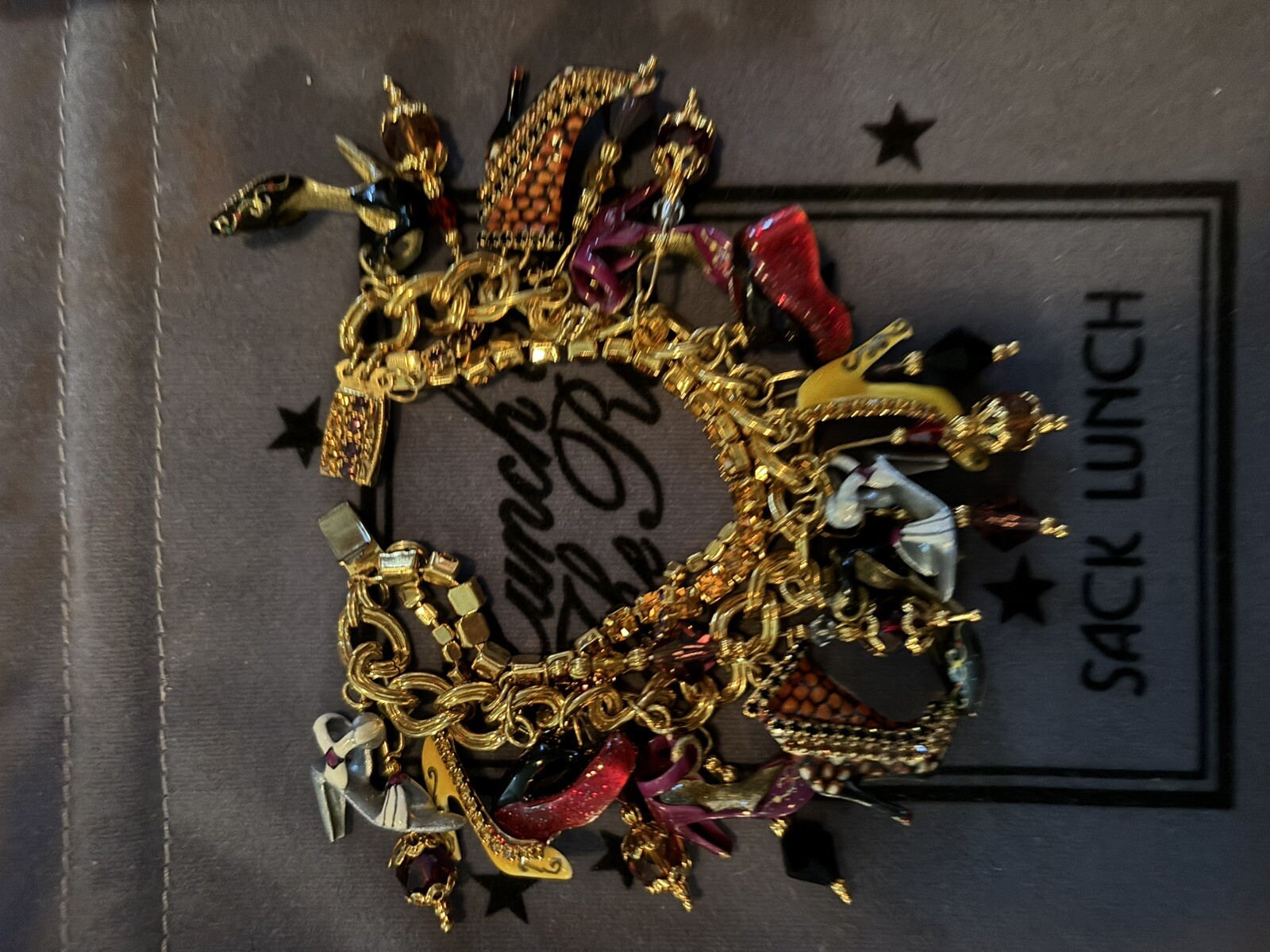Lunch At The Ritz HEELS Bracelet; New, Never Worn & RARE!!!!