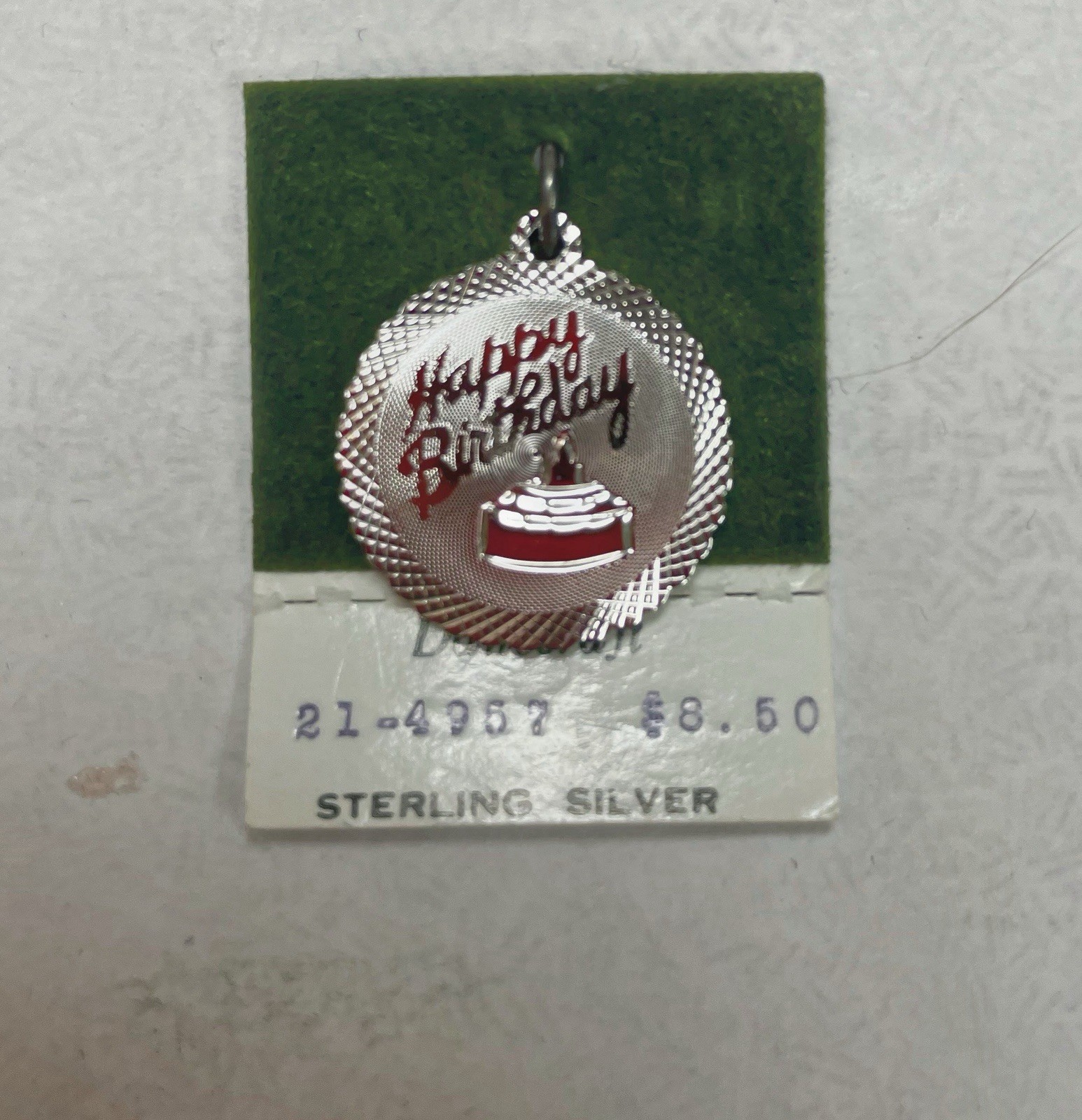 Vintage Dancraft Birthday Charm