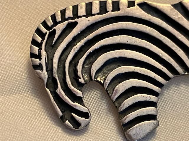 James Avery Zebra Brooch/Pendant 925 Silver