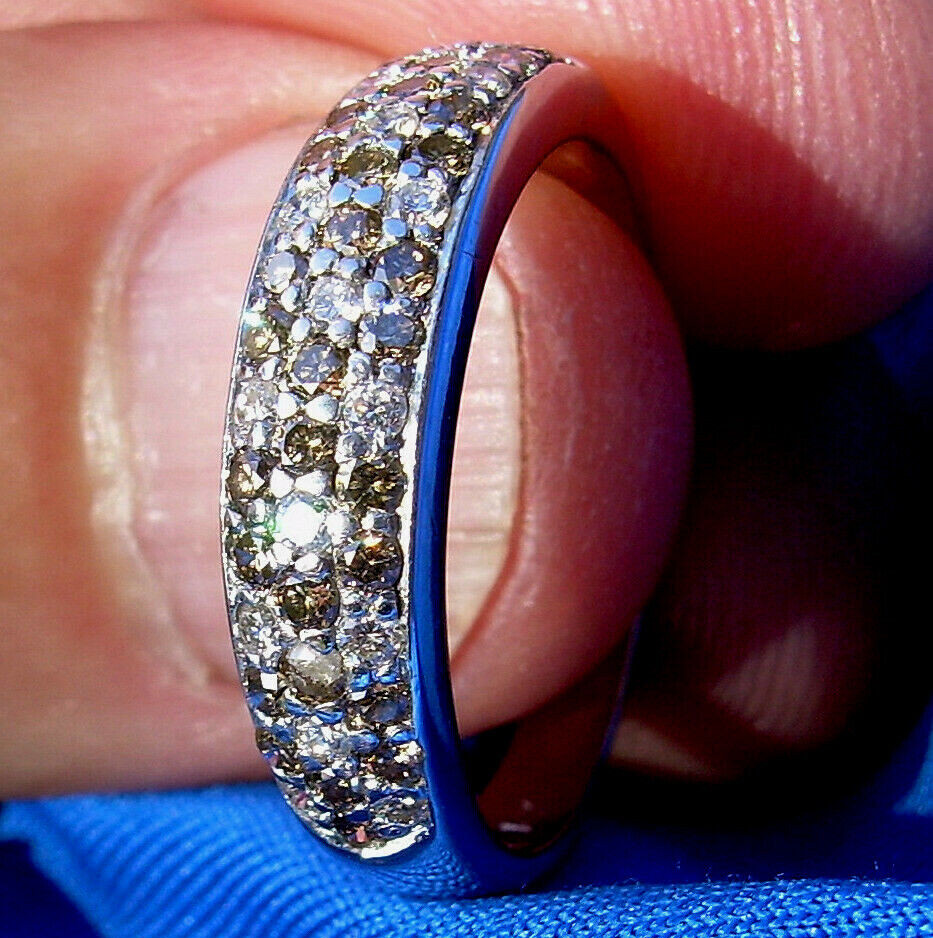 ORIGINAL Le Vian EARTH MINED DIAMOND 14K GOLD Wedding Band Anniversary Ring S 9