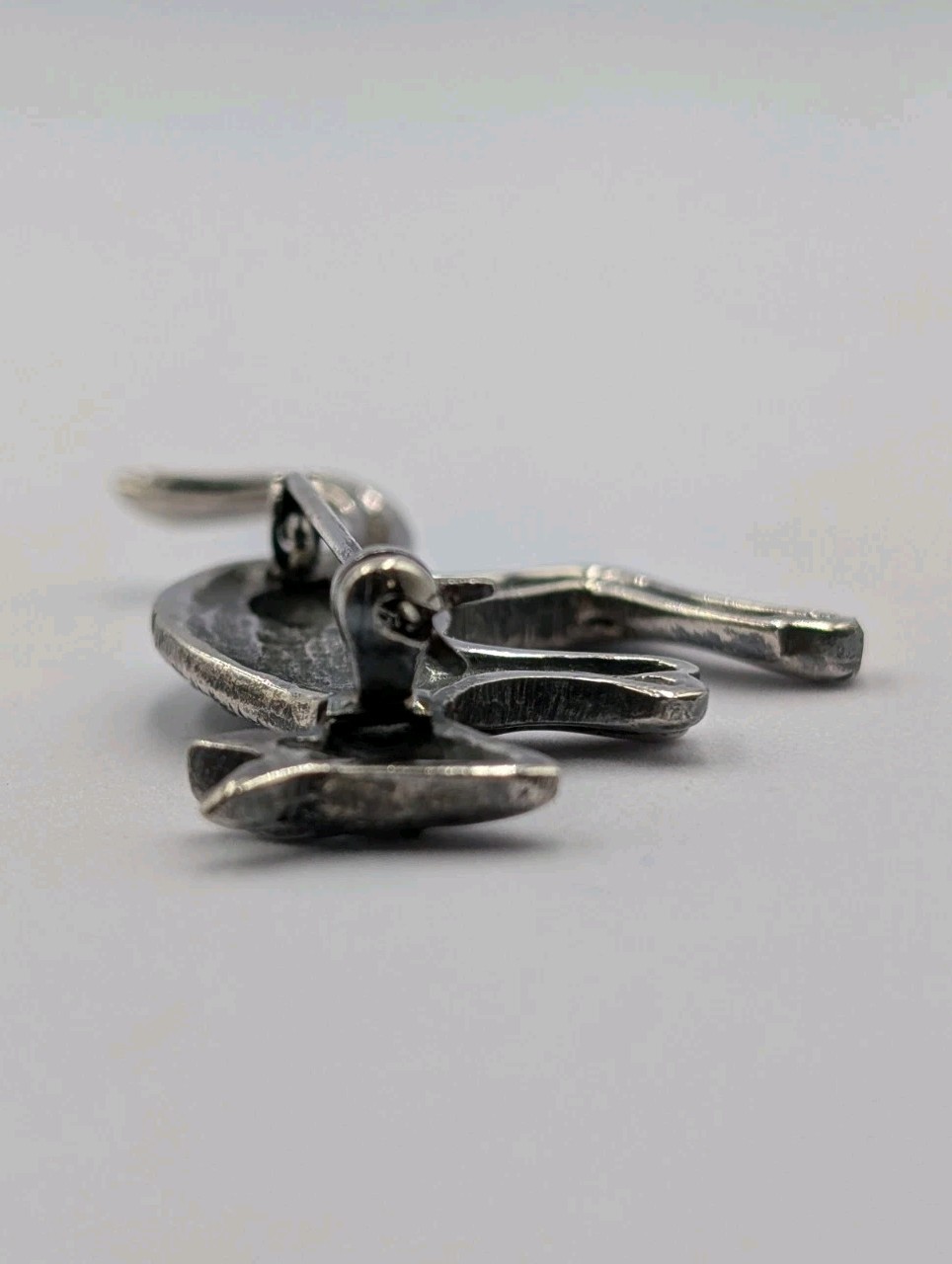 Vtg Sterling Silver Marcasite Large Kangaroo Animal Australia 925 Brooch – 12.3g