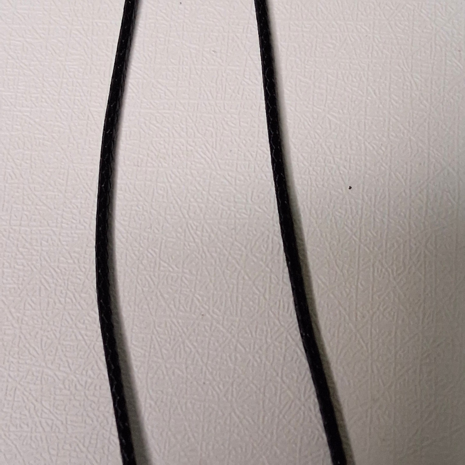 Crescent Moon Pendant Necklace Rhinestone Black Cord Boho Gold Tone Vintage