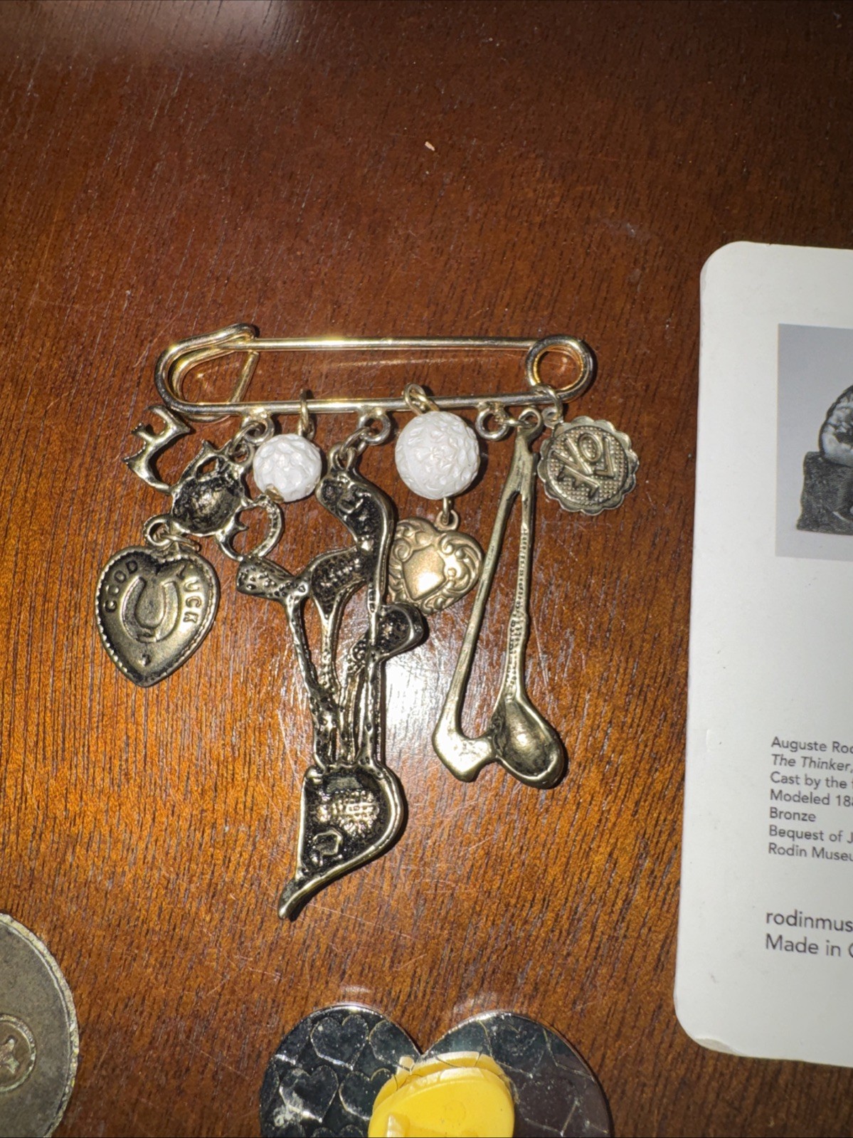 Lot of 8 Variety Brooches/Pins