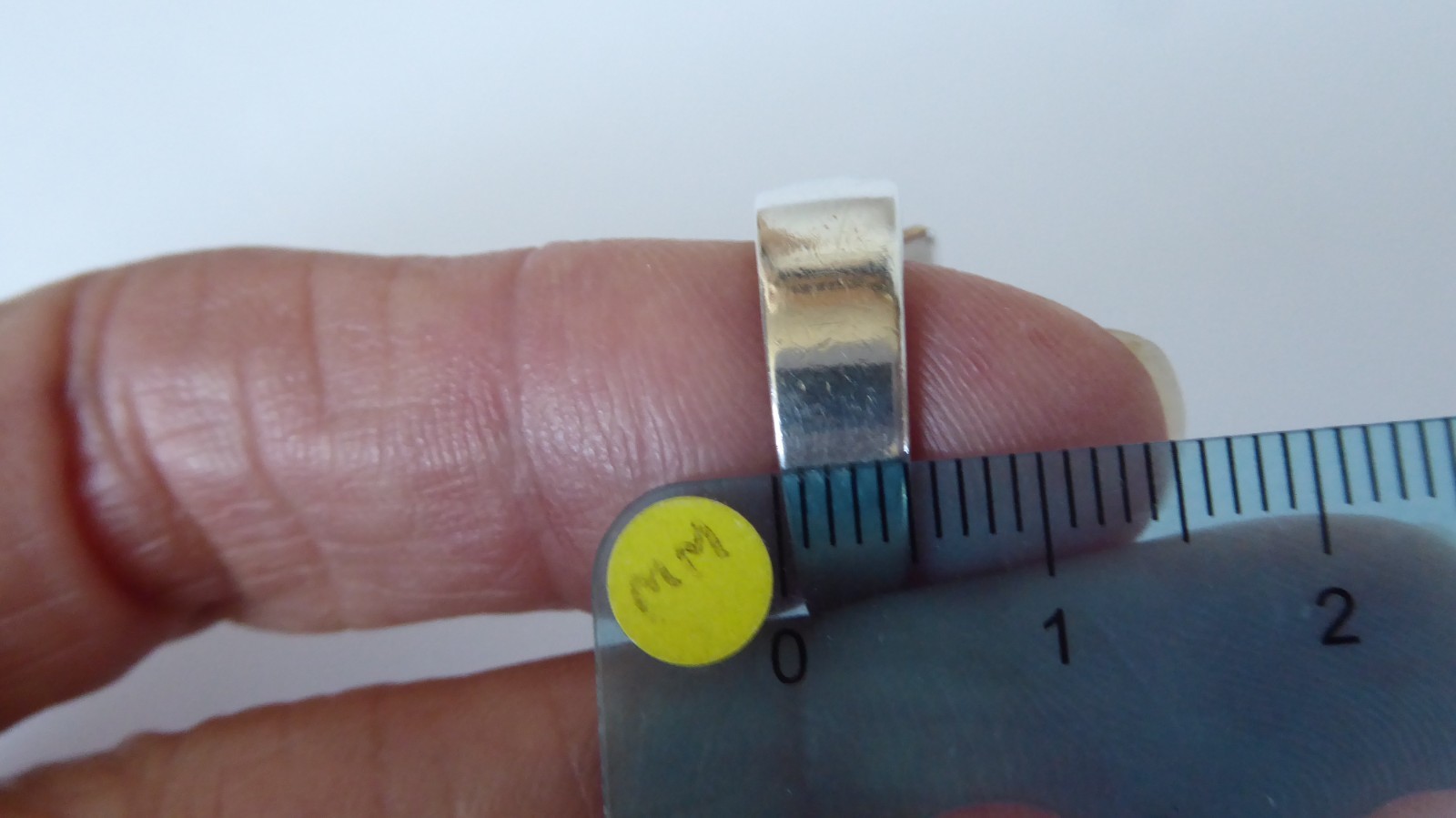 925 Sterling Silver Vintage JSF Mexico Egyptian Ankh Unisex Ring Size 7.5 Vtg.