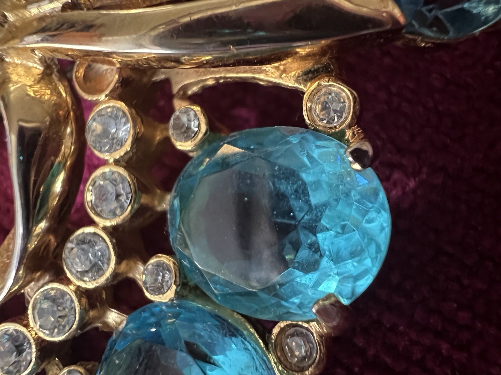 STUNNING VINTAGE RETRO DECO STYLE SIGNED WEINBERG NEW YORK VINTAGE BROOCH