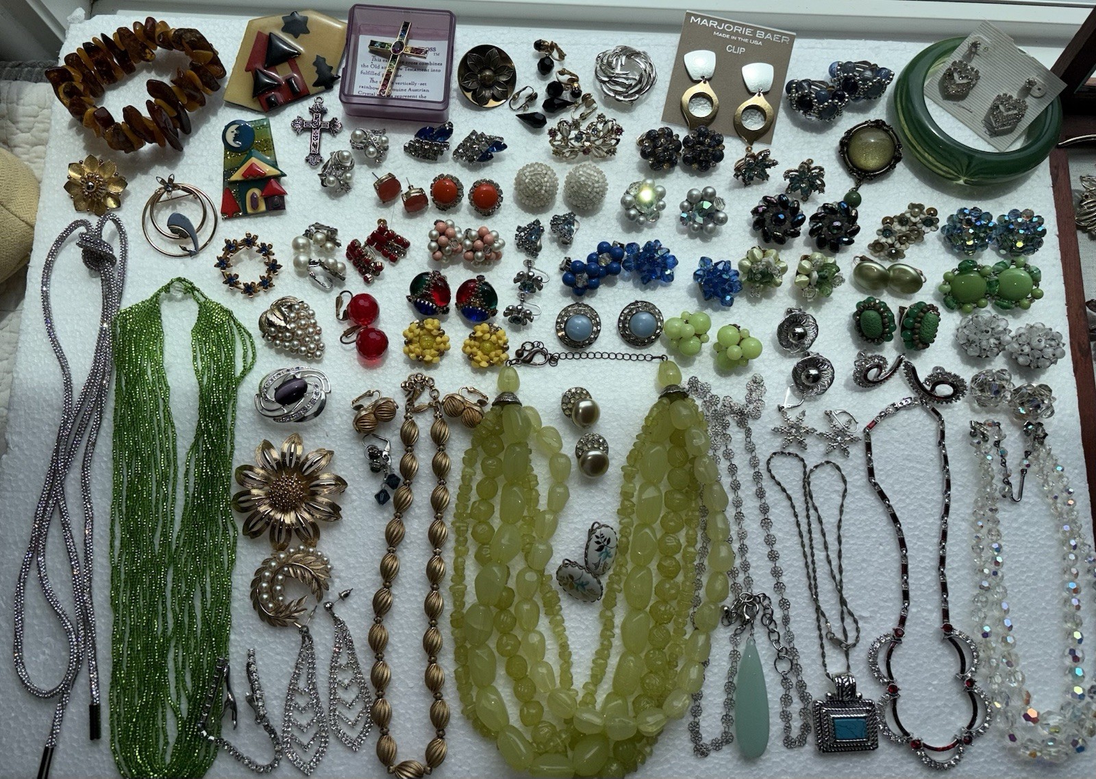 Vintage Jewelry Lot Trifari Bogoff Coro By David Warner Kramer Krementz Juliana